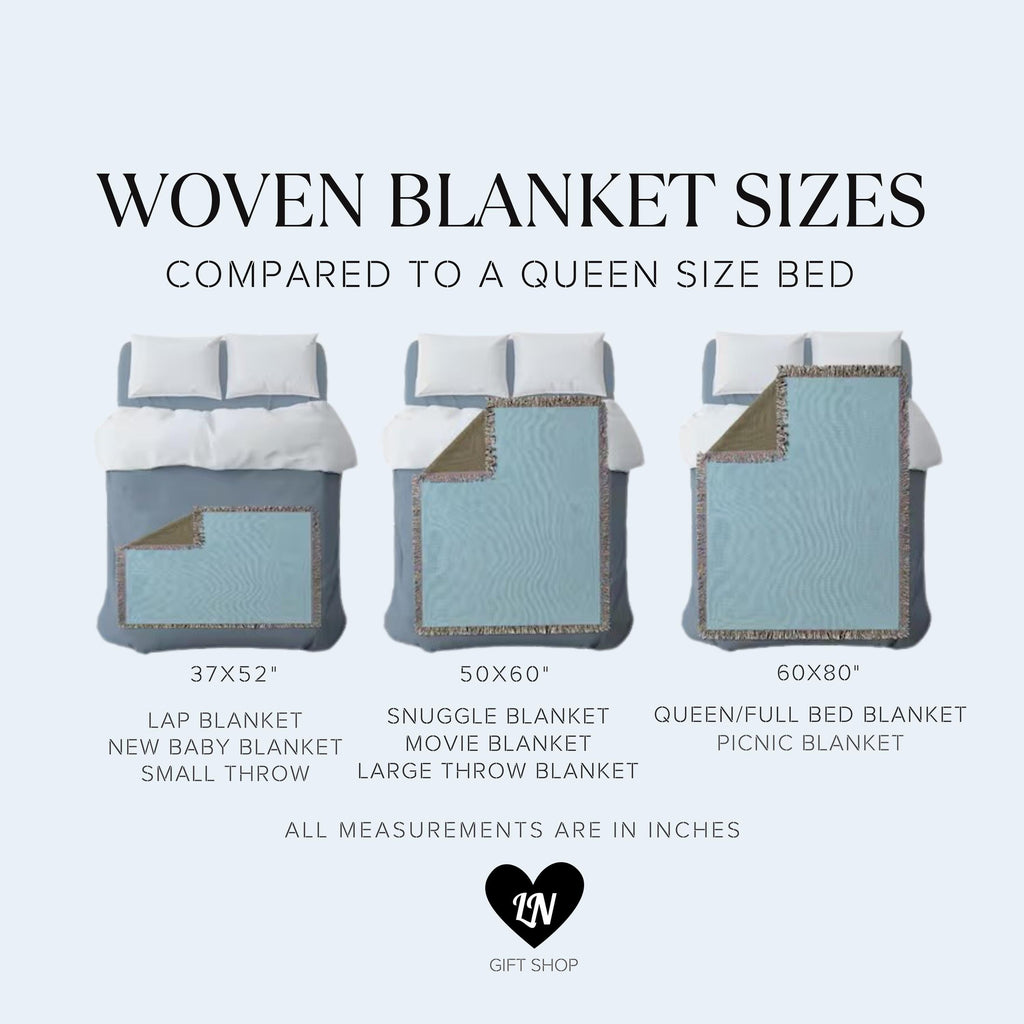 Book Lover Woven Blanket: Cozy Reading Nook Decor - 50"x60"