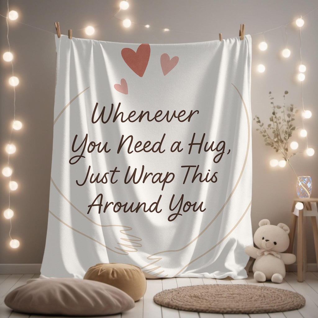 Sending You a Hug Blanket: Comfort Gift for Mom, Daughter, Grandma