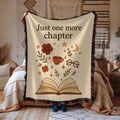 Book Lover Woven Blanket: Cozy Reading Nook Decor - 50"x60"