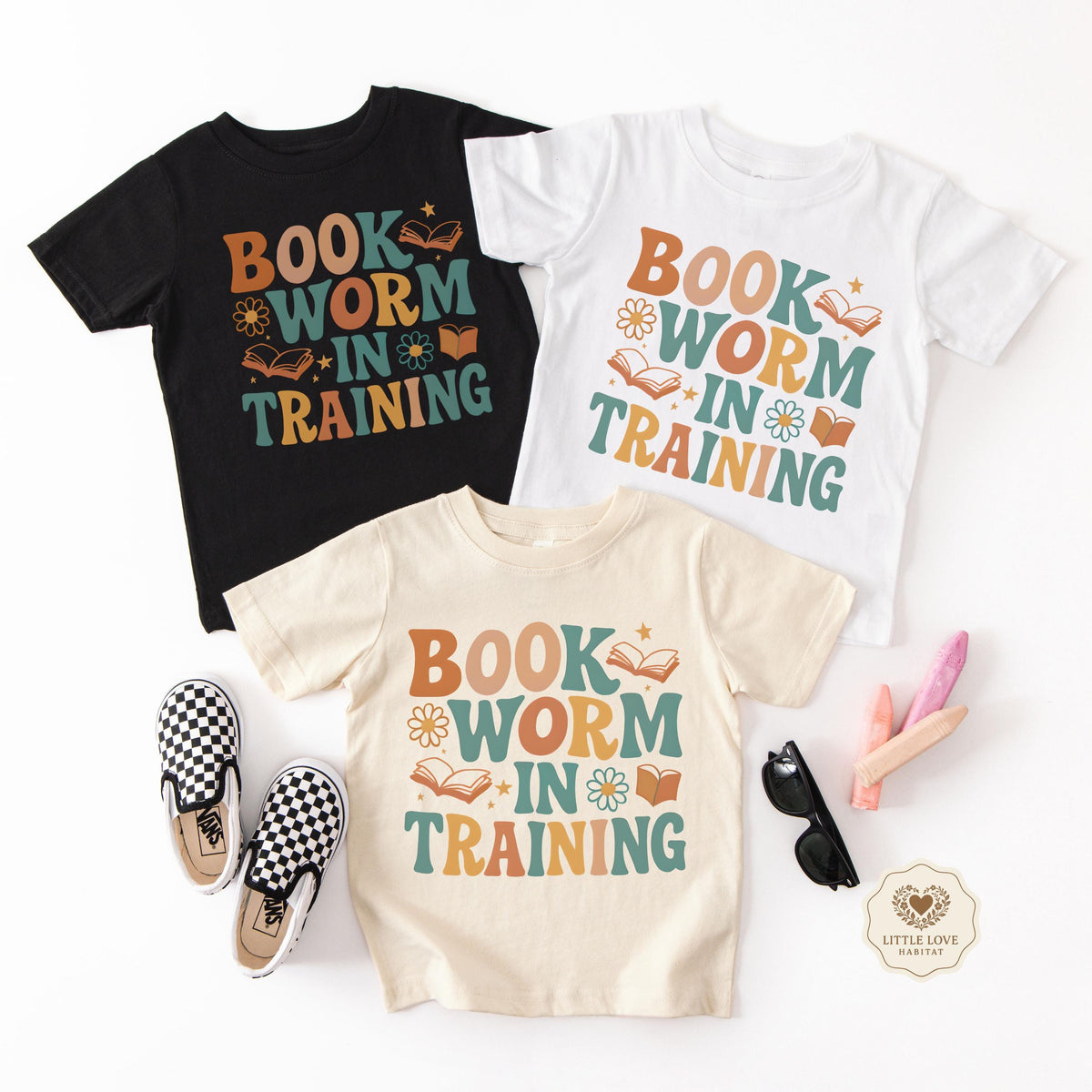 Bookworm In Training Bodysuit | Cute Baby Reading Baby Gift |