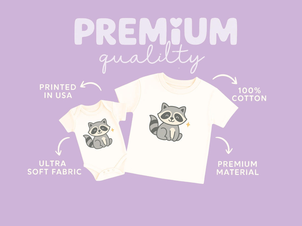 Grandma’s Little Favorite Baby Onesie | Cute Raccoon Bodysuit | Funny Baby Outfit | Grandma Gift | Little Love Habitat Baby C