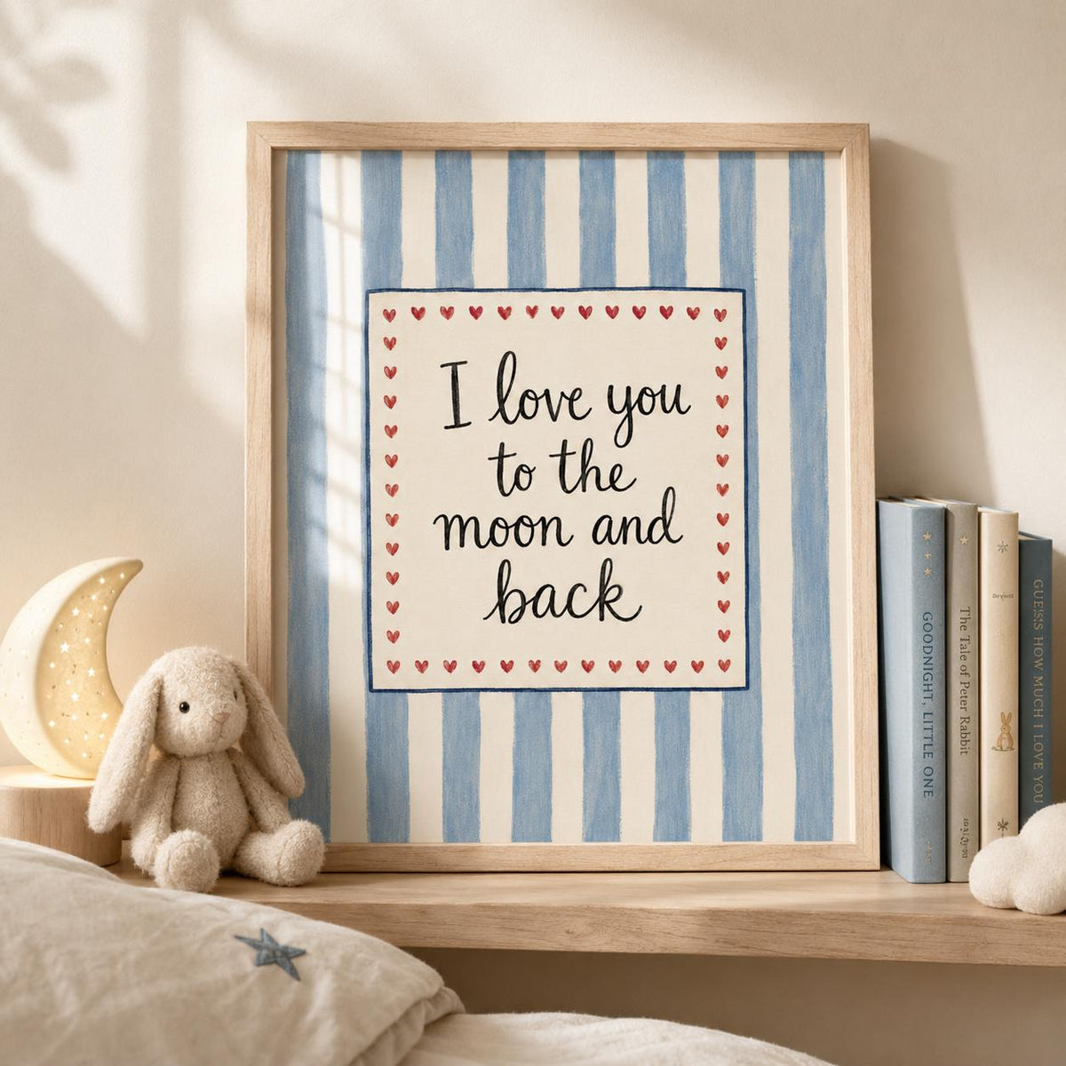Nursery Wall Art Print, Personalized Kids Room Poster, Baby Name Decor, Museum Grade Giclee Print, Baby Shower Gift, Playroom