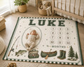 Personalized Fishing Baby Milestone Blanket, Little Fisherman Monthly Milestone Blanket, Camping First Year Blanket, Outdoor 